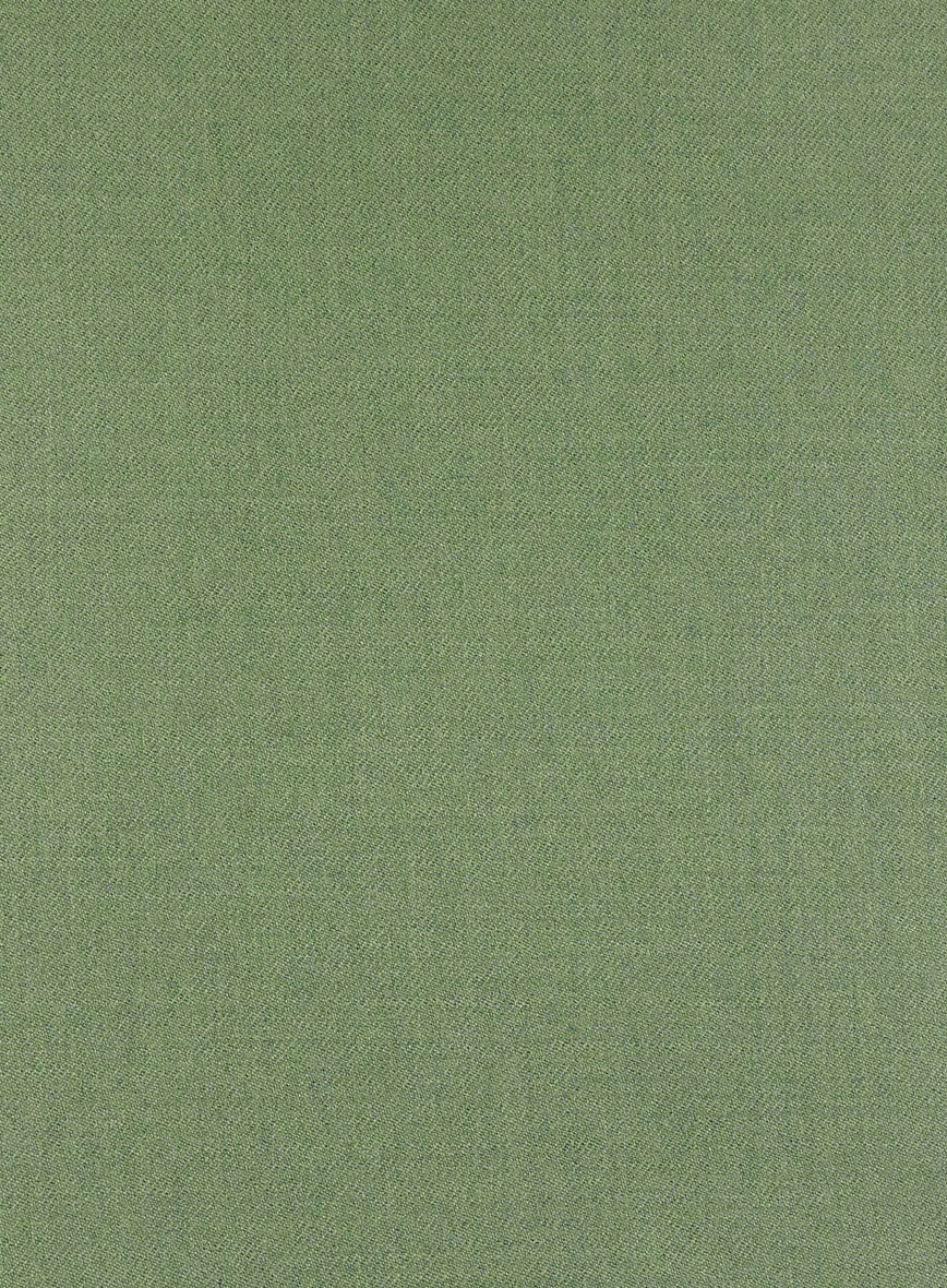 Naples Honeydew Green Tweed Double Breasted Suit - Image 4
