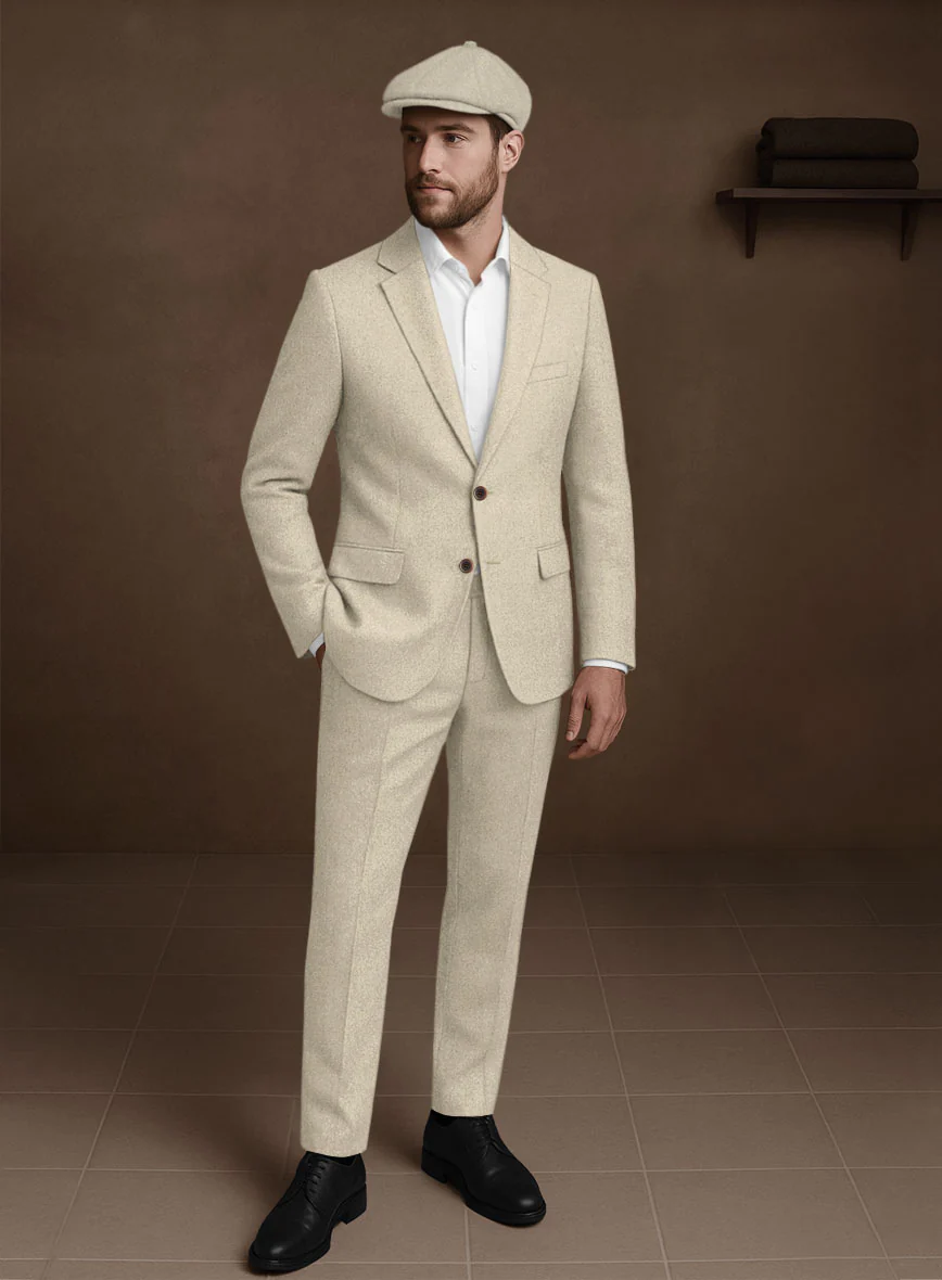 Naples Latte Tweed Suit