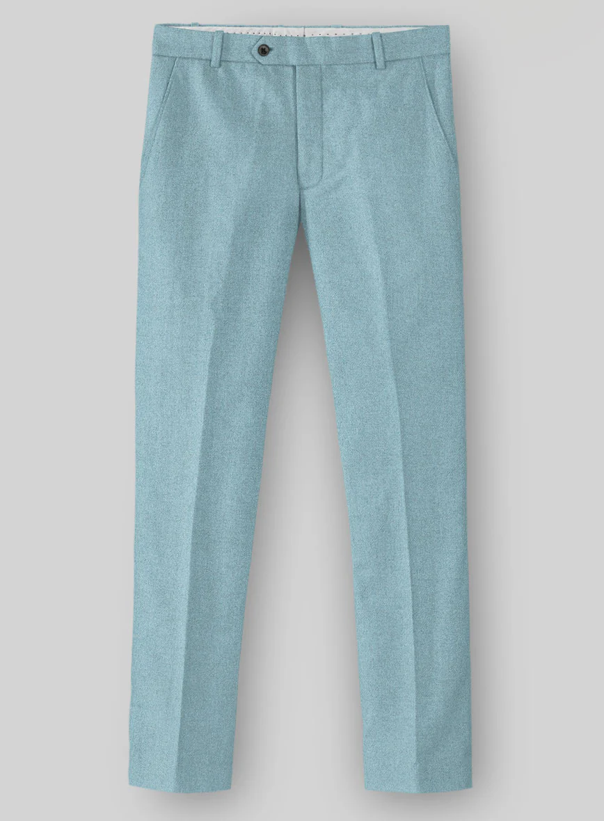 Naples Light Blue Tweed Suit - Image 6