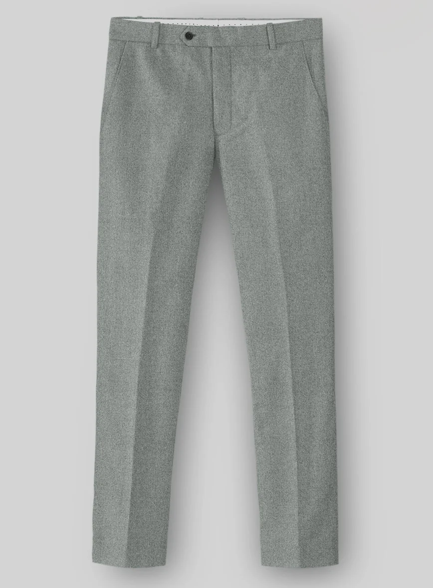 Naples Milano Sage Green Tweed Pants