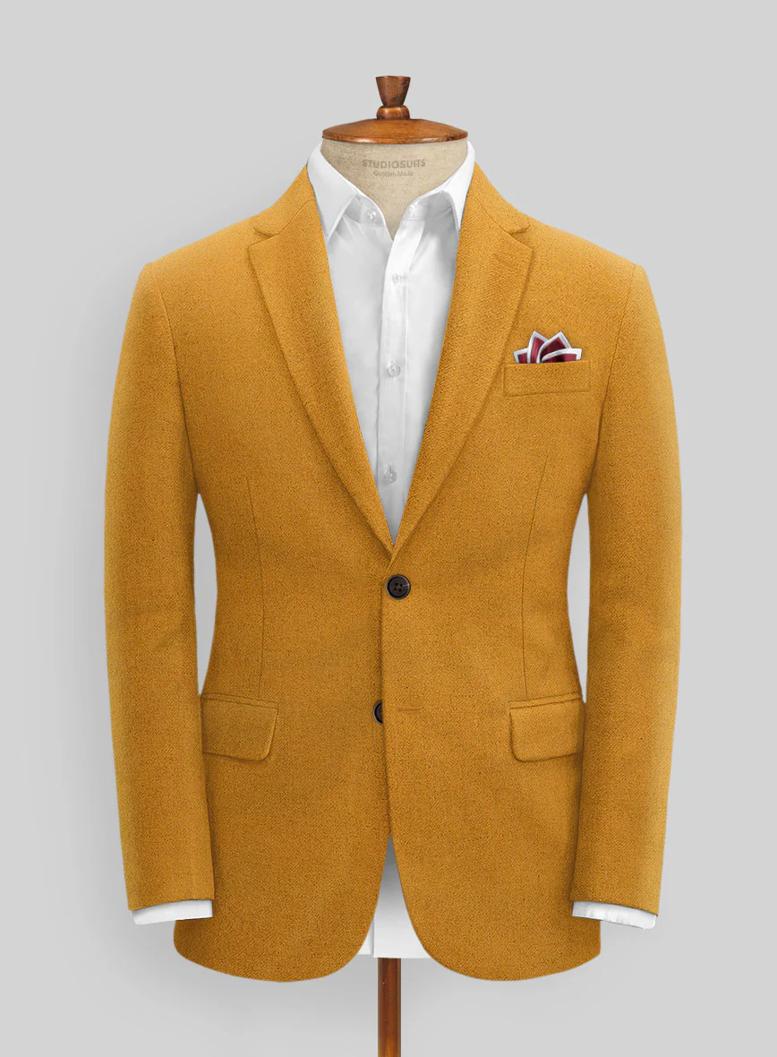 Naples Mimosa Yellow Tweed Jacket