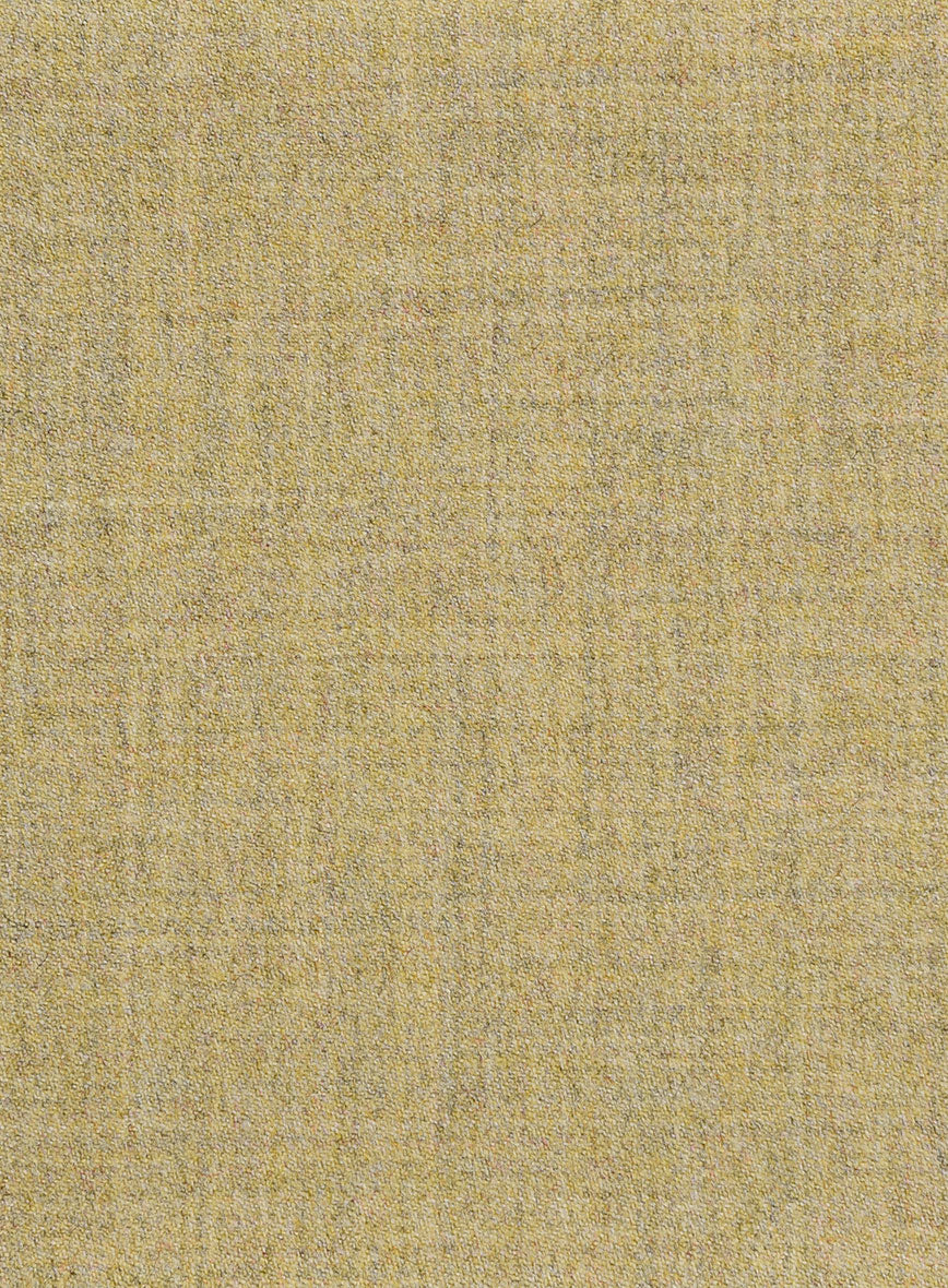 Naples Ochre Yellow Tweed Pants - Image 3