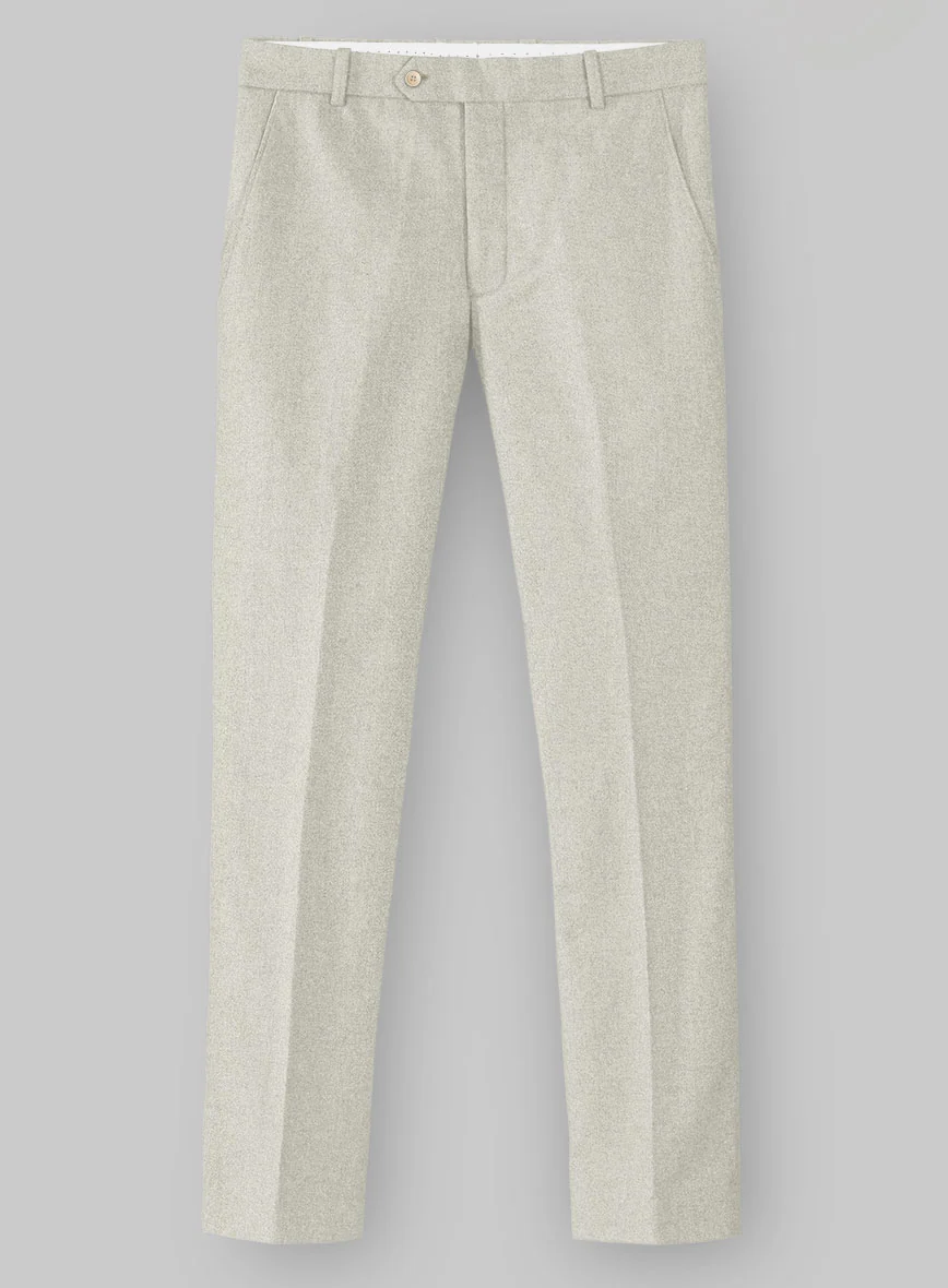 Naples Off White Tweed Pants