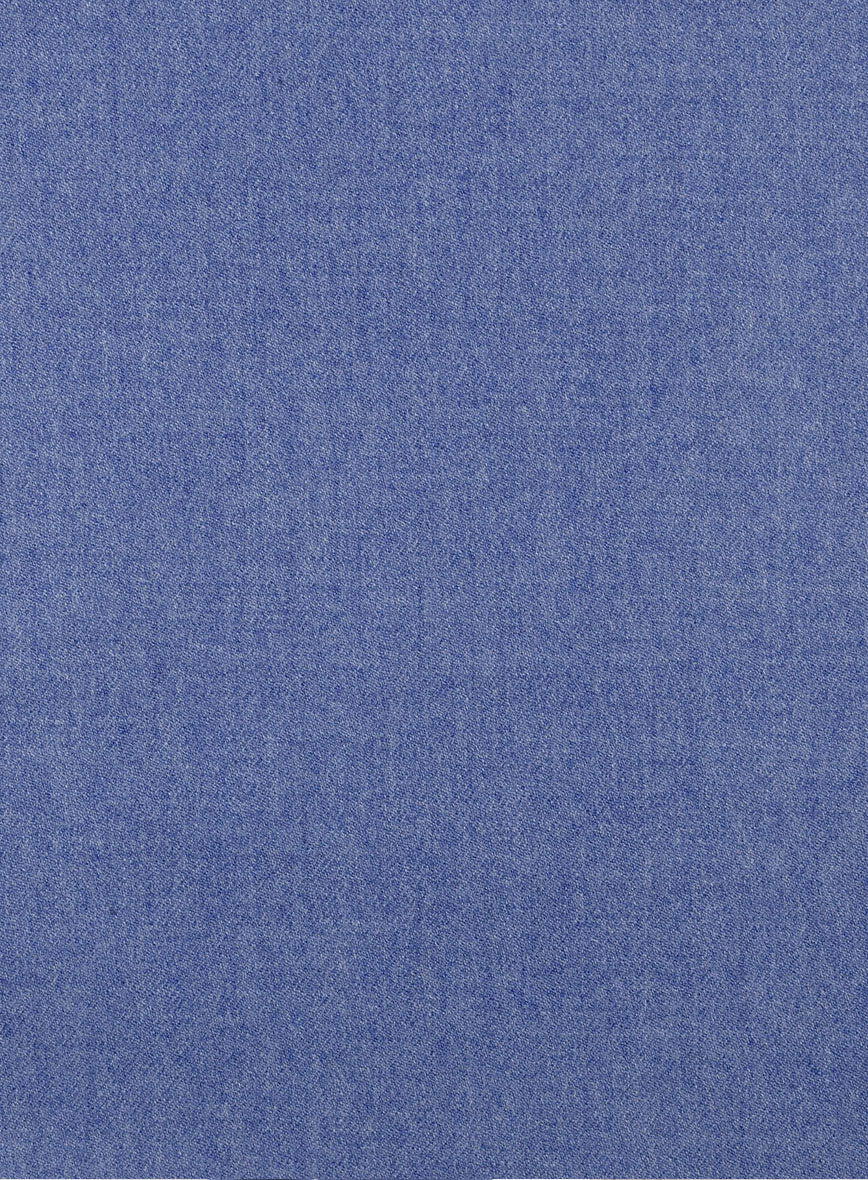 Naples Paris Blue Highland Tweed Trousers - Image 2