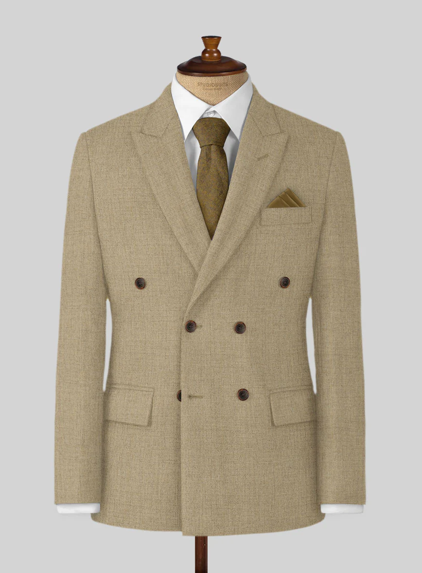 Naples Pine Tweed Double Breasted Jacket