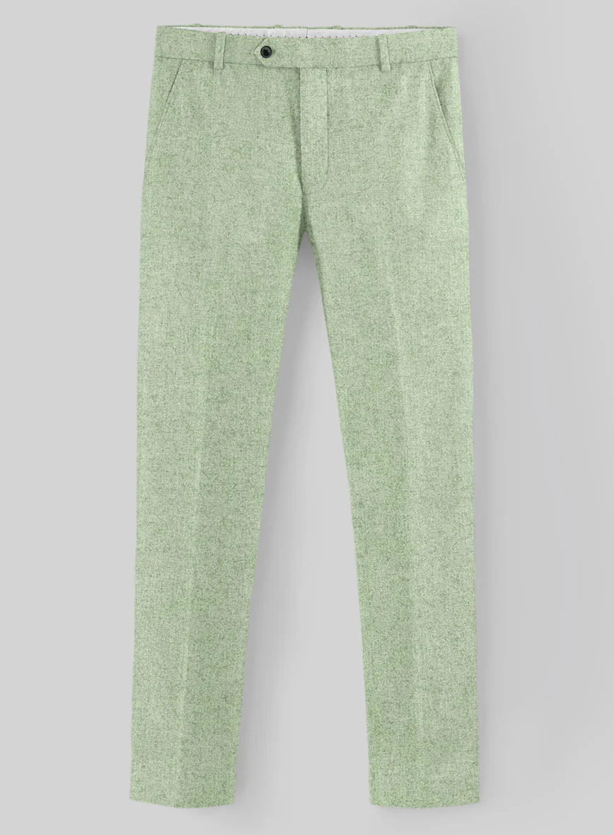 Naples Pista Green Tweed Suit - Image 5