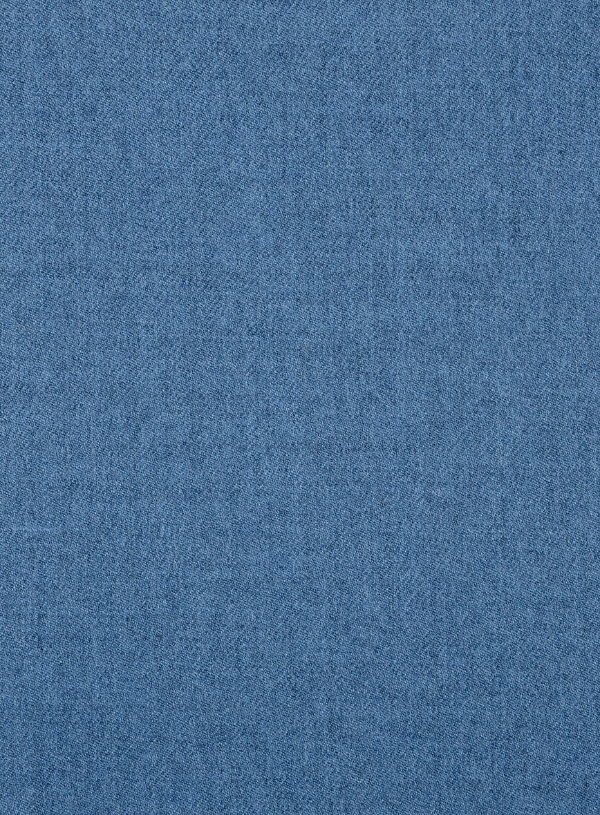 Naples Saga Blue Tweed Double Breasted Suit - Image 4