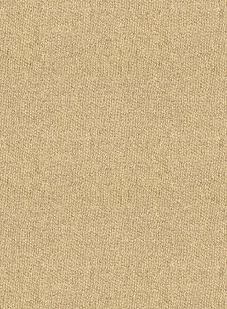 Naples Sahara Beige Tweed Double Breasted Suit - Image 4