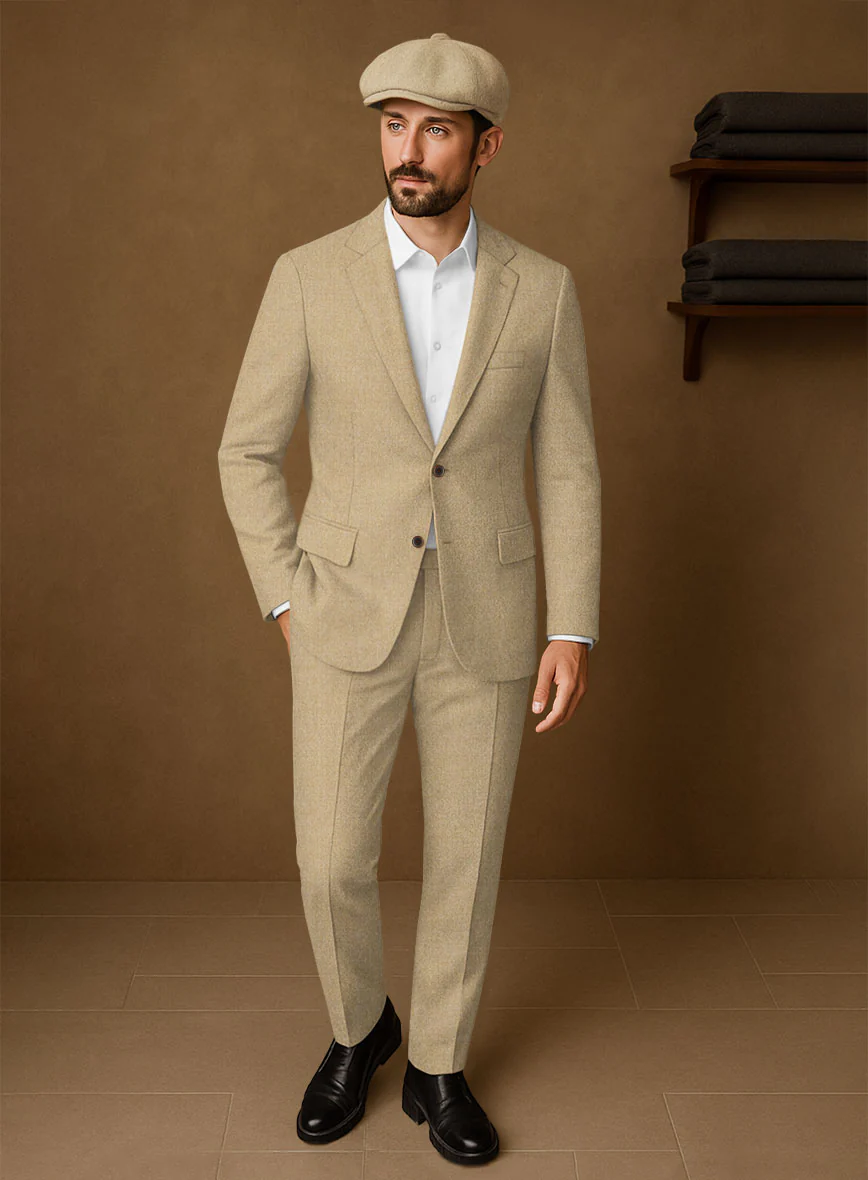 Naples Sandcastle Tweed Suit