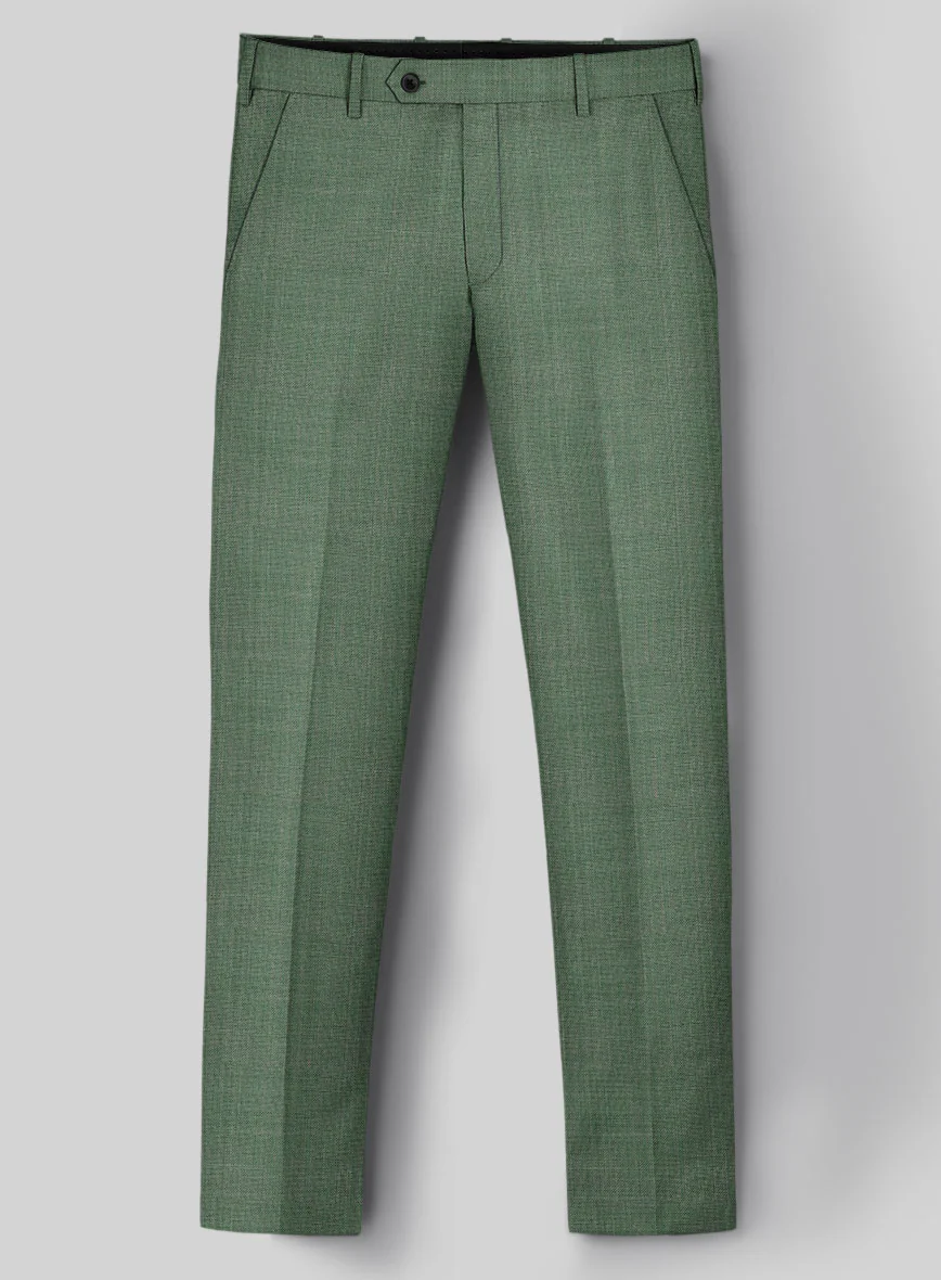 Napolean Amaro Sage Green Wool Pants