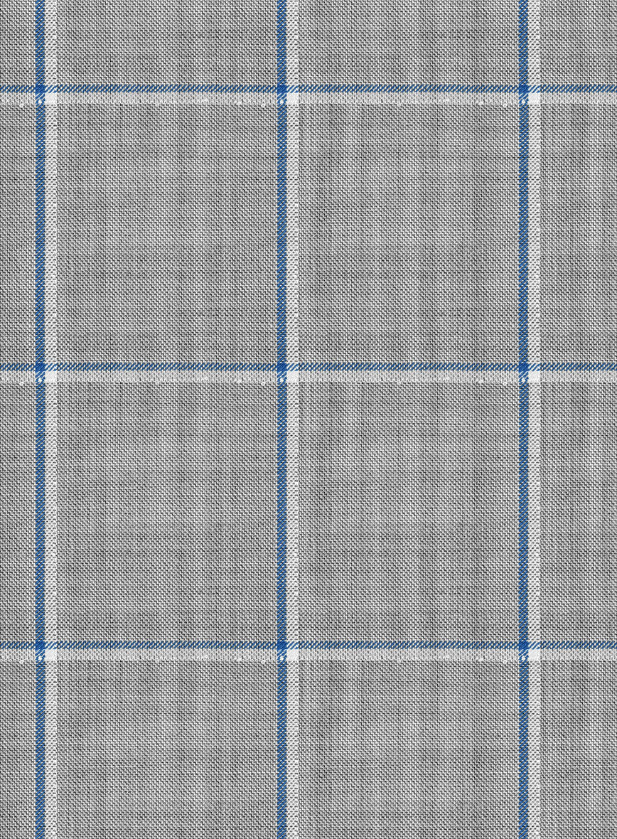 Napolean Aria Light Gray Wool Pants - Image 3