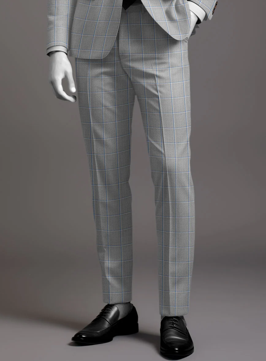 Napolean Aria Light Gray Wool Suit - Image 7