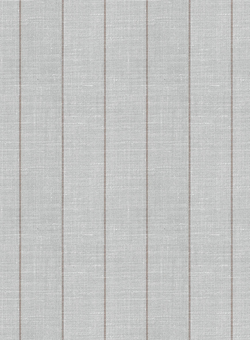 Napolean Artisan Band Gray Wool Suit - Image 6