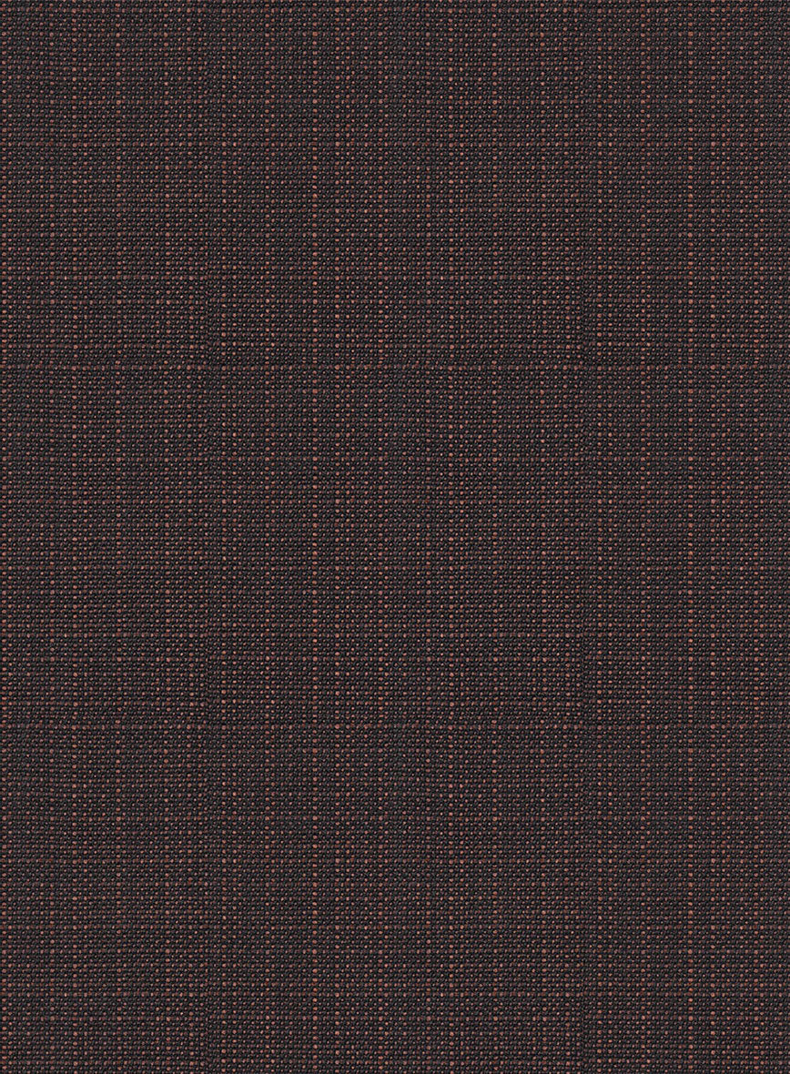 Napolean Bob Weave Rust Wool Suit - Image 7