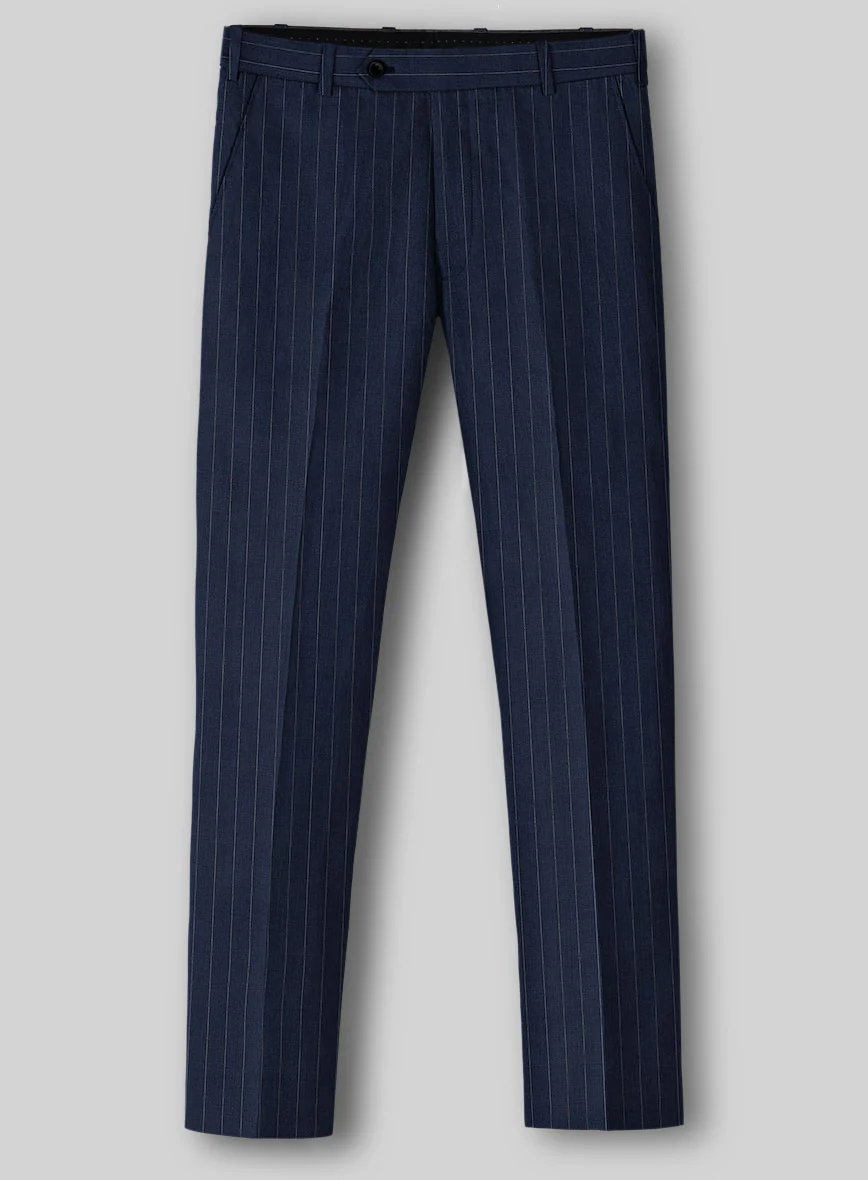 Napolean Broadway Blue Wool Suit - Image 4