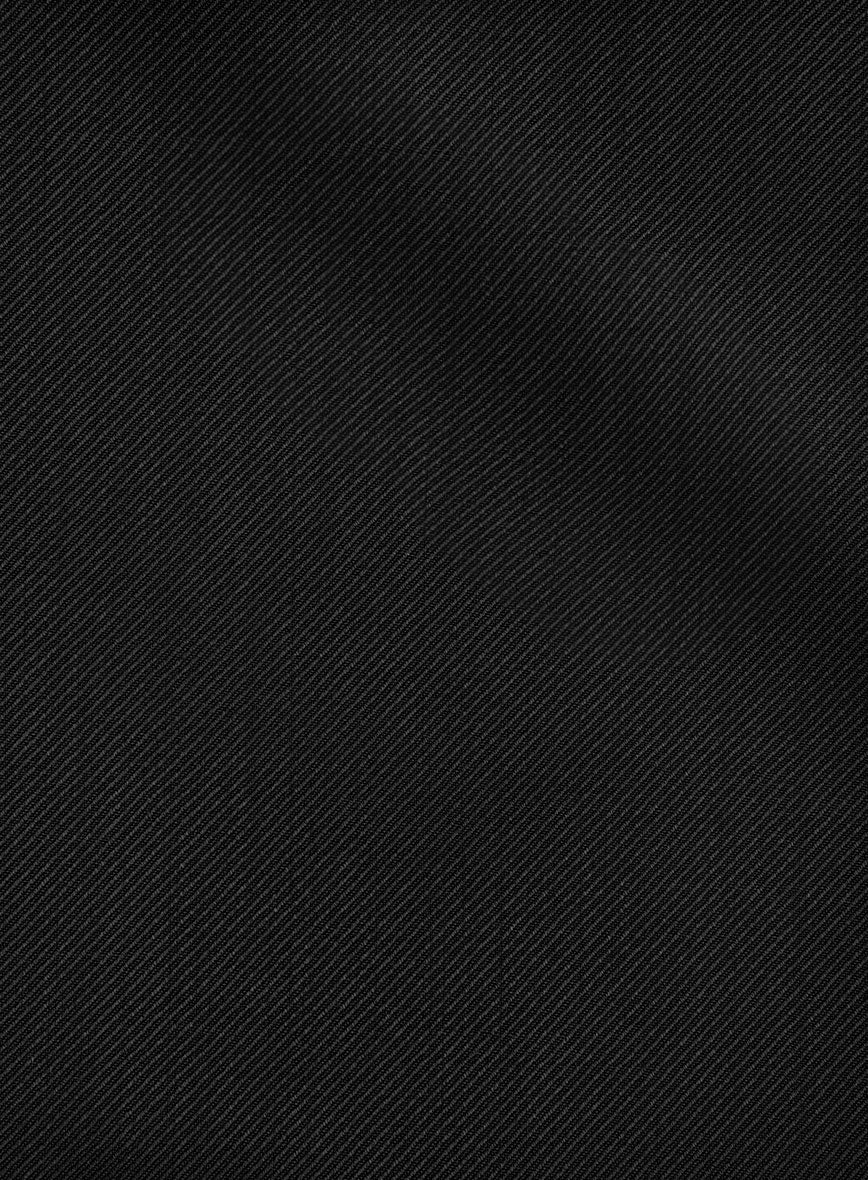 Napolean Cavalry Twill Black Wool Suit - Image 7