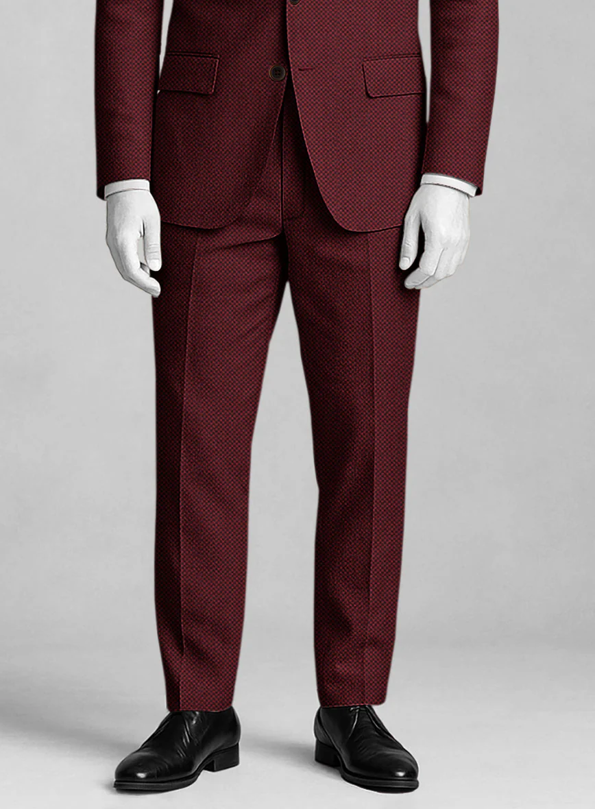 Napolean Cherry Bomb Wool Pants