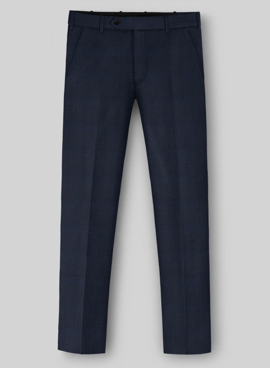 Napolean Classic English Blue Check Pants - Image 2