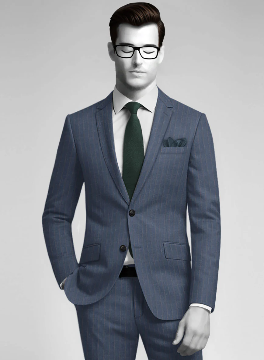Napolean Como Bar Blue Wool Jacket - Image 2