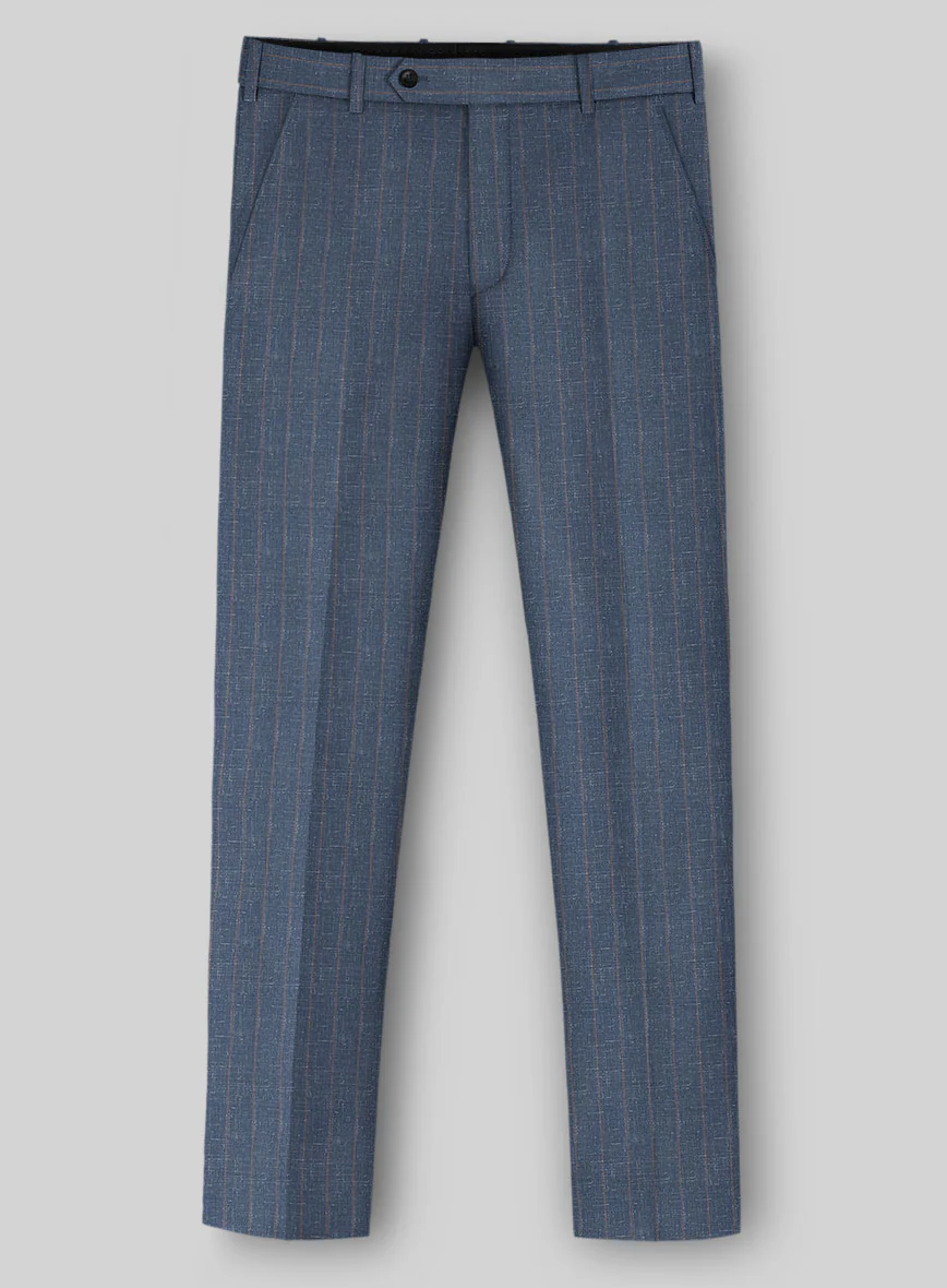 Napolean Como Bar Blue Wool Pants - Image 2