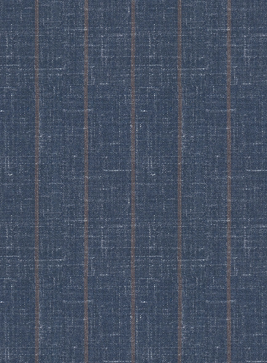Napolean Como Bar Blue Wool Pants - Image 3