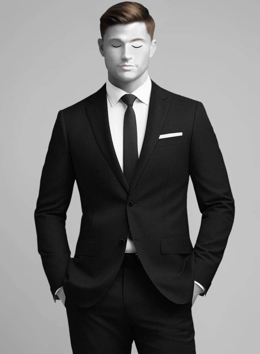 Napolean Crossweave Wool Suit - Image 3