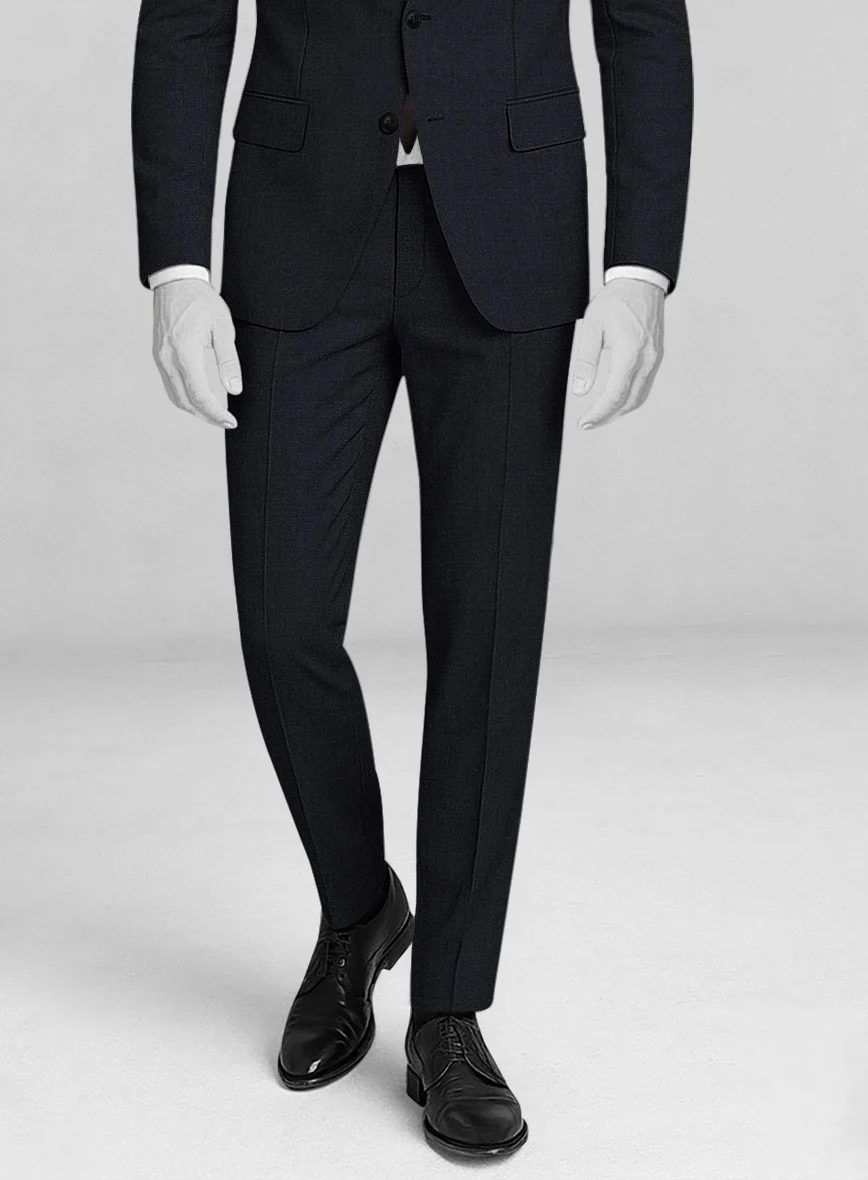 Napolean Dark Blue Wool Pants