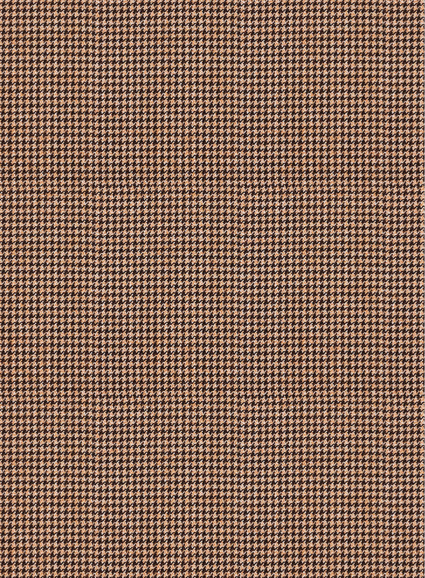 Napolean Delviro Mini Houndstooth Brown Wool Suit - Image 7