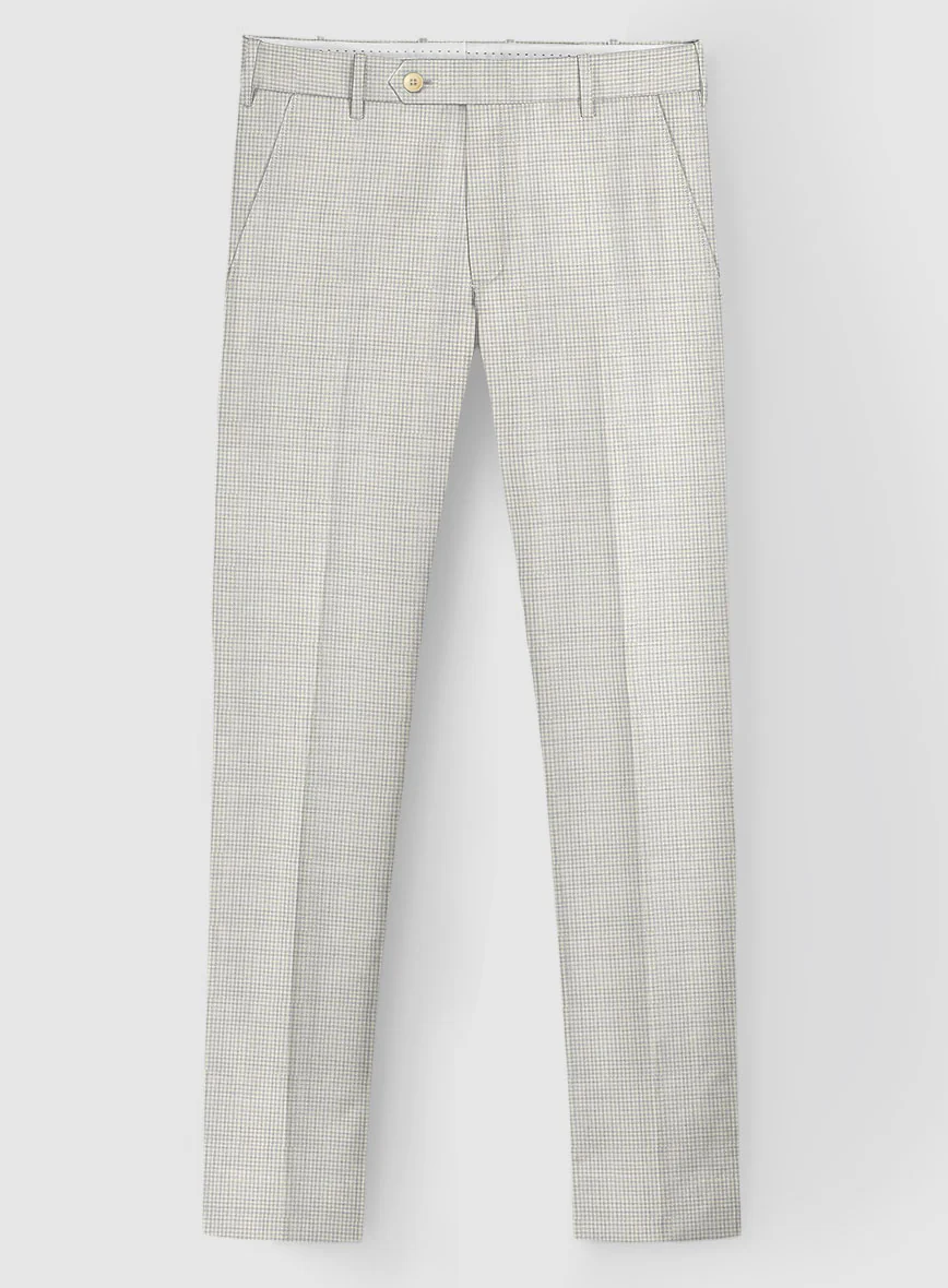Napolean Delviro Mini Houndstooth Gray Wool Suit - Image 4
