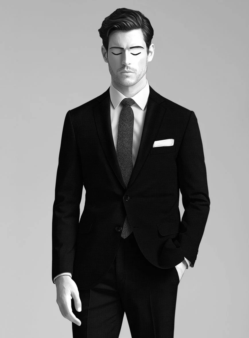 Napolean Diano Stripe Wool Suit - Image 4