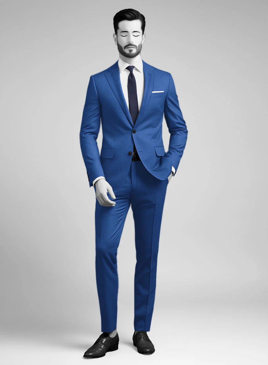 Napolean Dodger Blue Wool Suit
