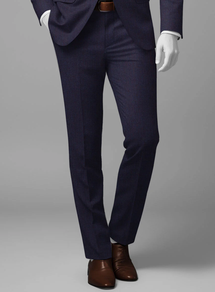 Napolean Eggplant Wool Pants - Image 2
