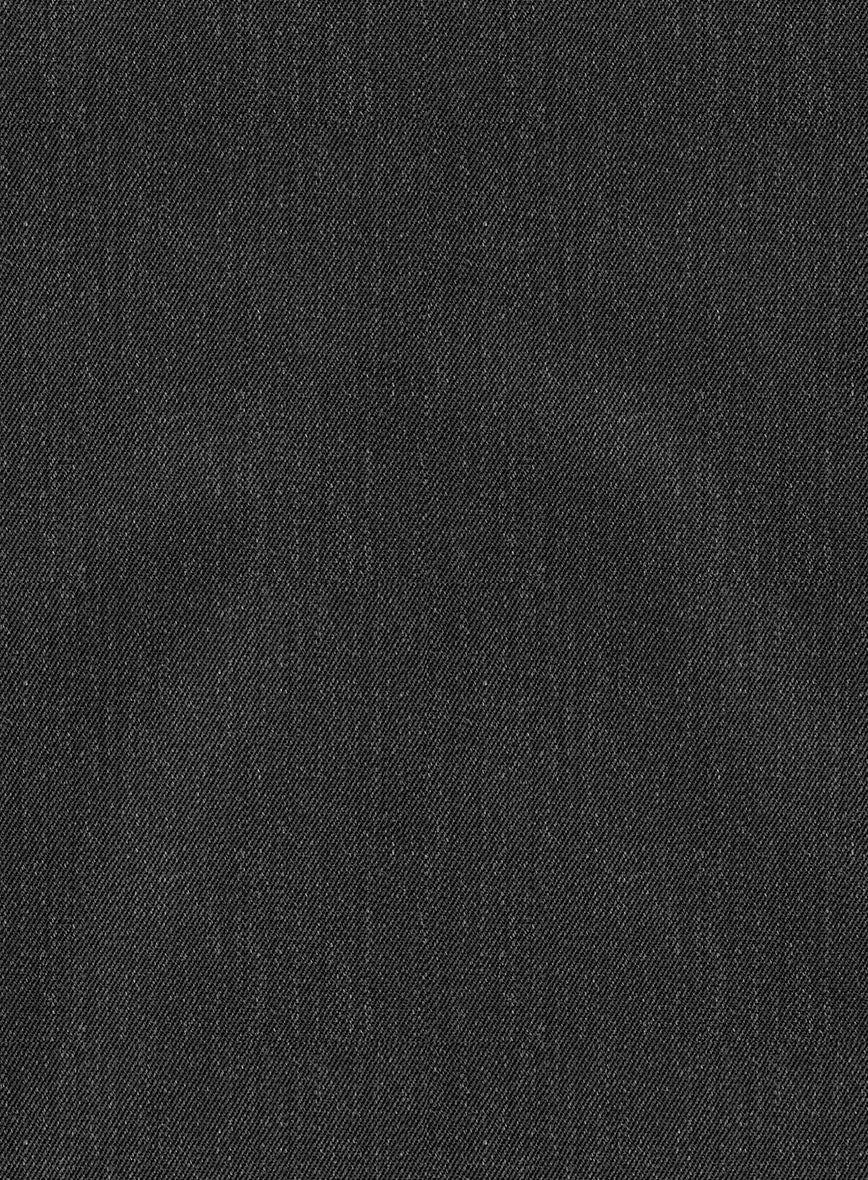 Napolean English Dark Charcoal Wool Suit - Image 6