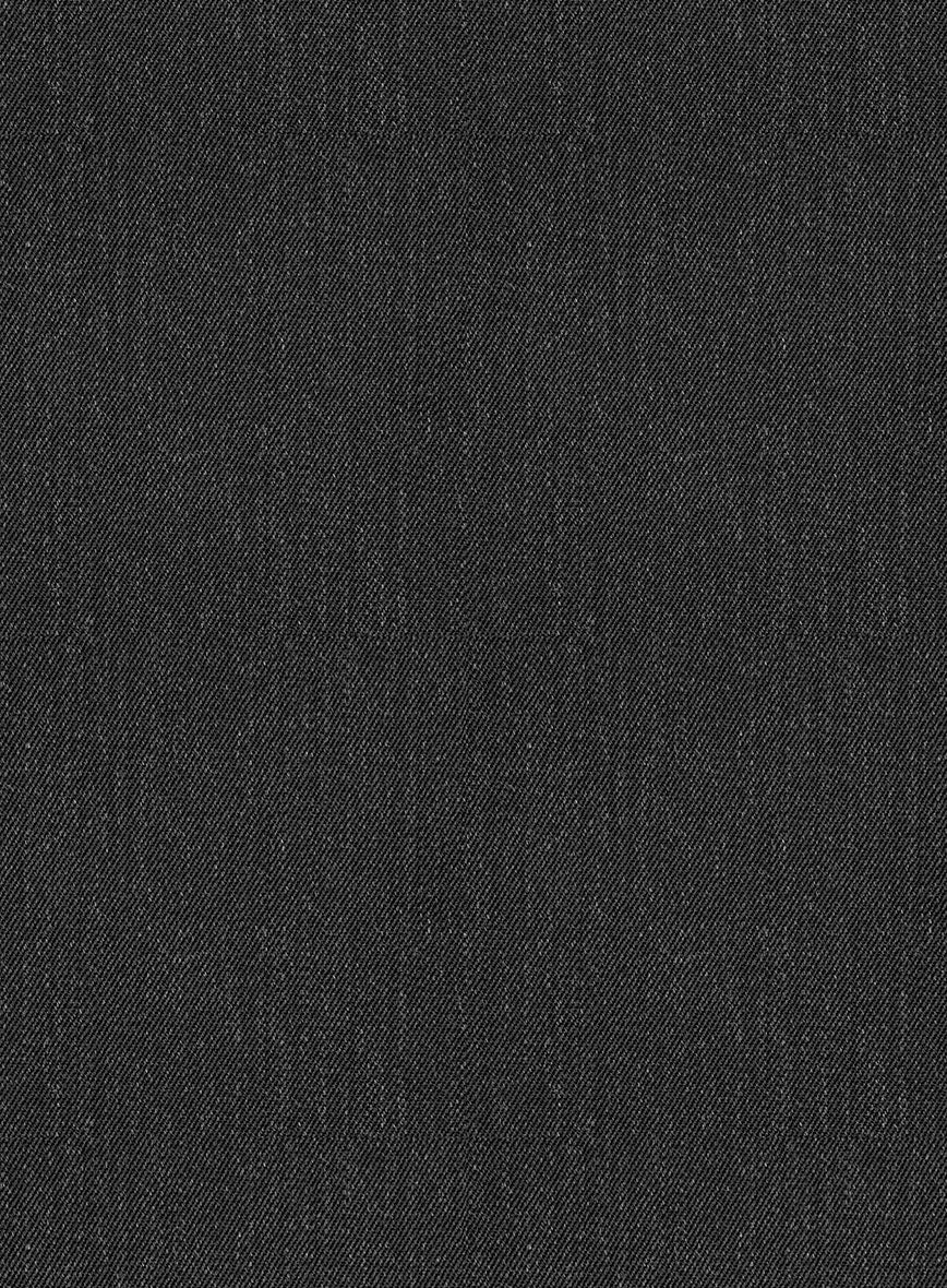 Napolean English Dark Charcoal Wool Tuxedo Suit - Image 5