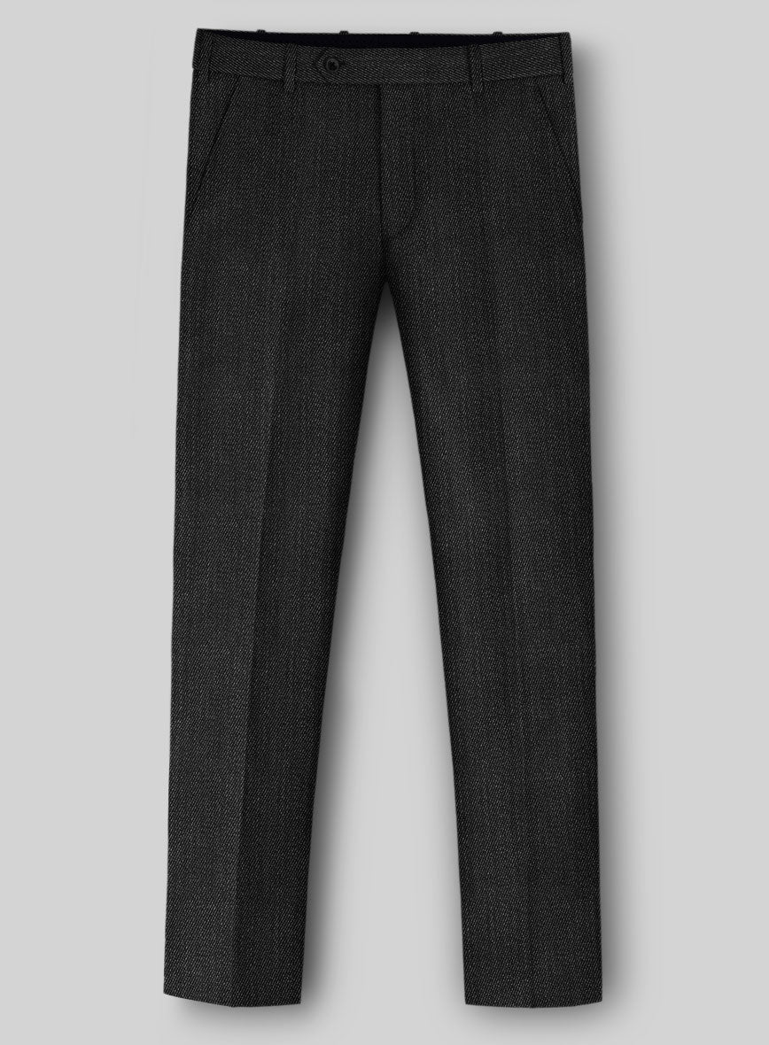 Napolean English Twill Charcoal Wool Suit - Image 5