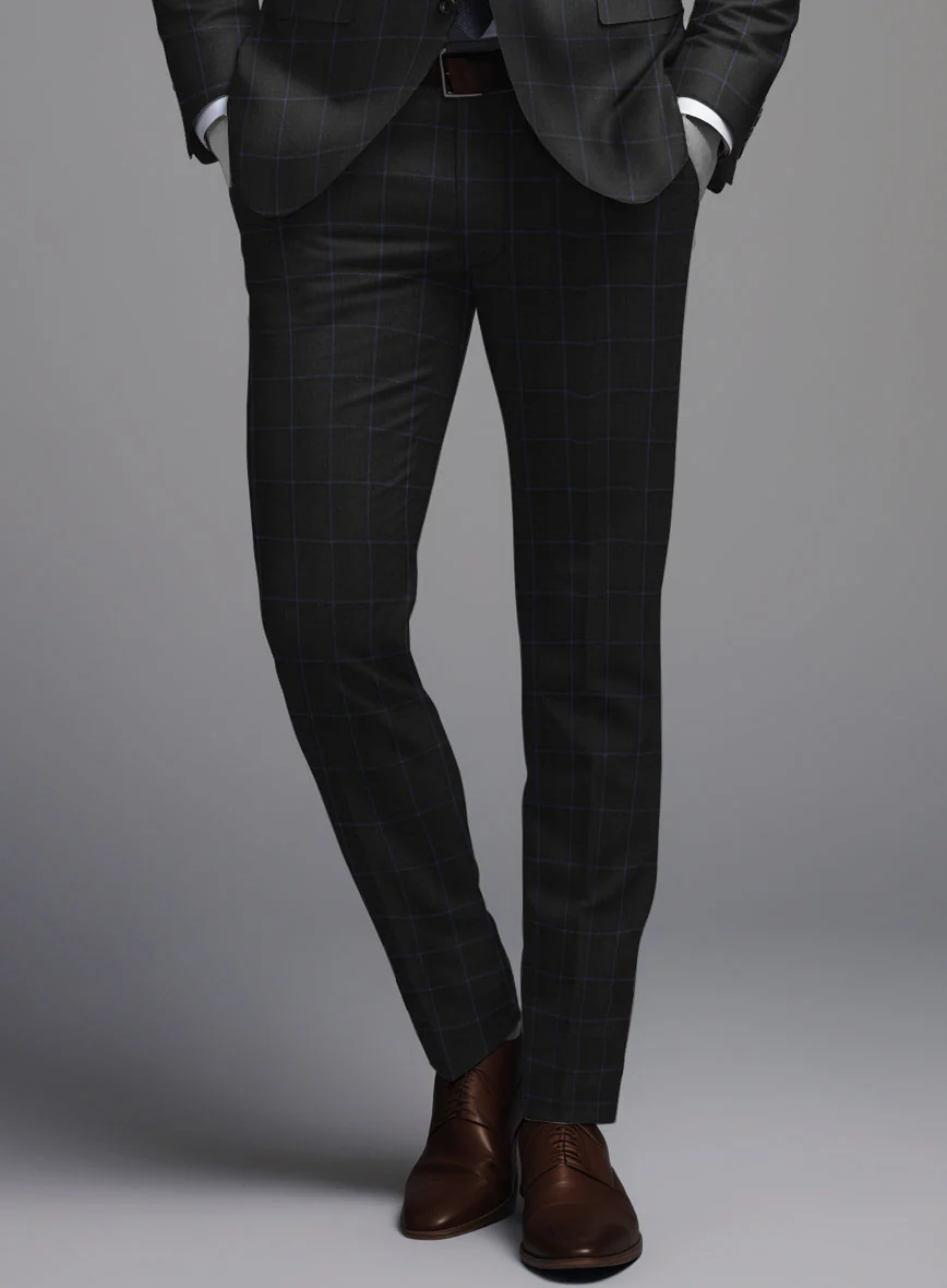 Napolean Fissa Black Wool Pants - Image 2