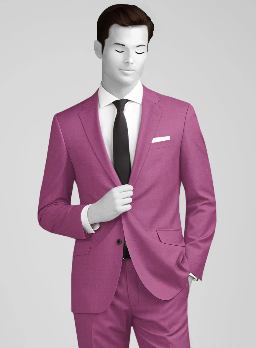 Napolean Fuchsia Pink Wool Jacket - Image 2