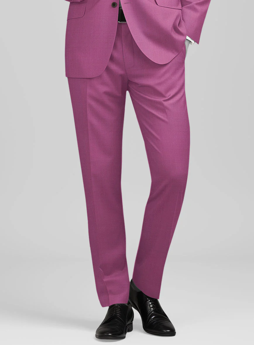 Napolean Fuchsia Pink Wool Pants
