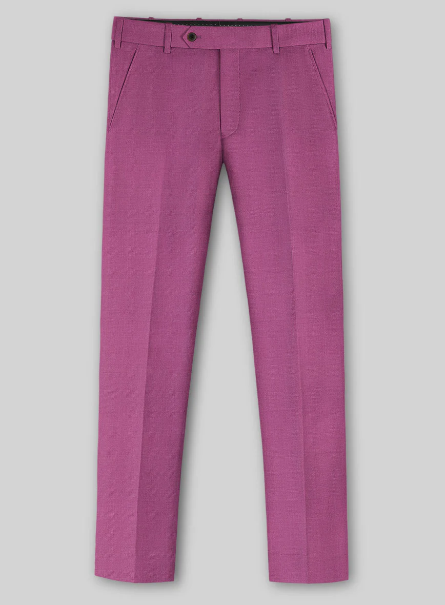 Napolean Fuchsia Pink Wool Suit - Image 4