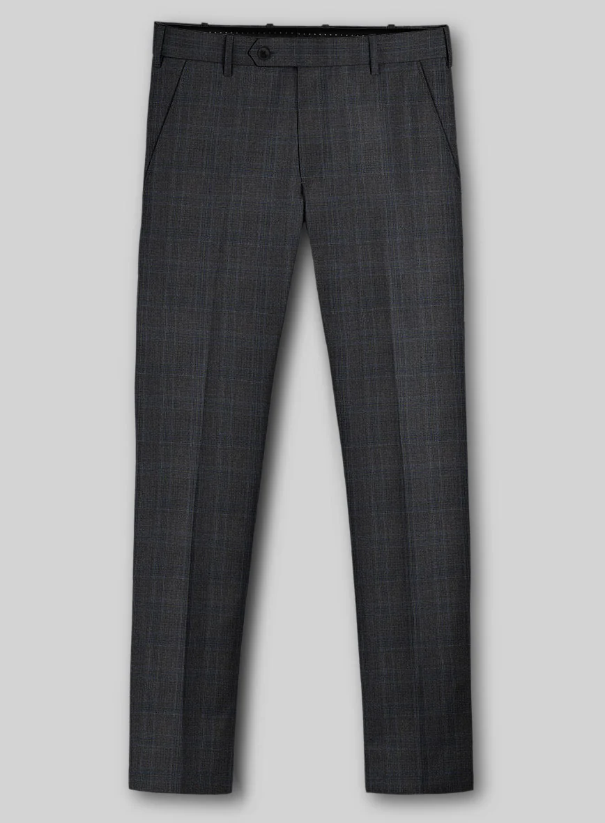 Napolean Gatsby's Charcoal Glen Wool Pants - Image 2