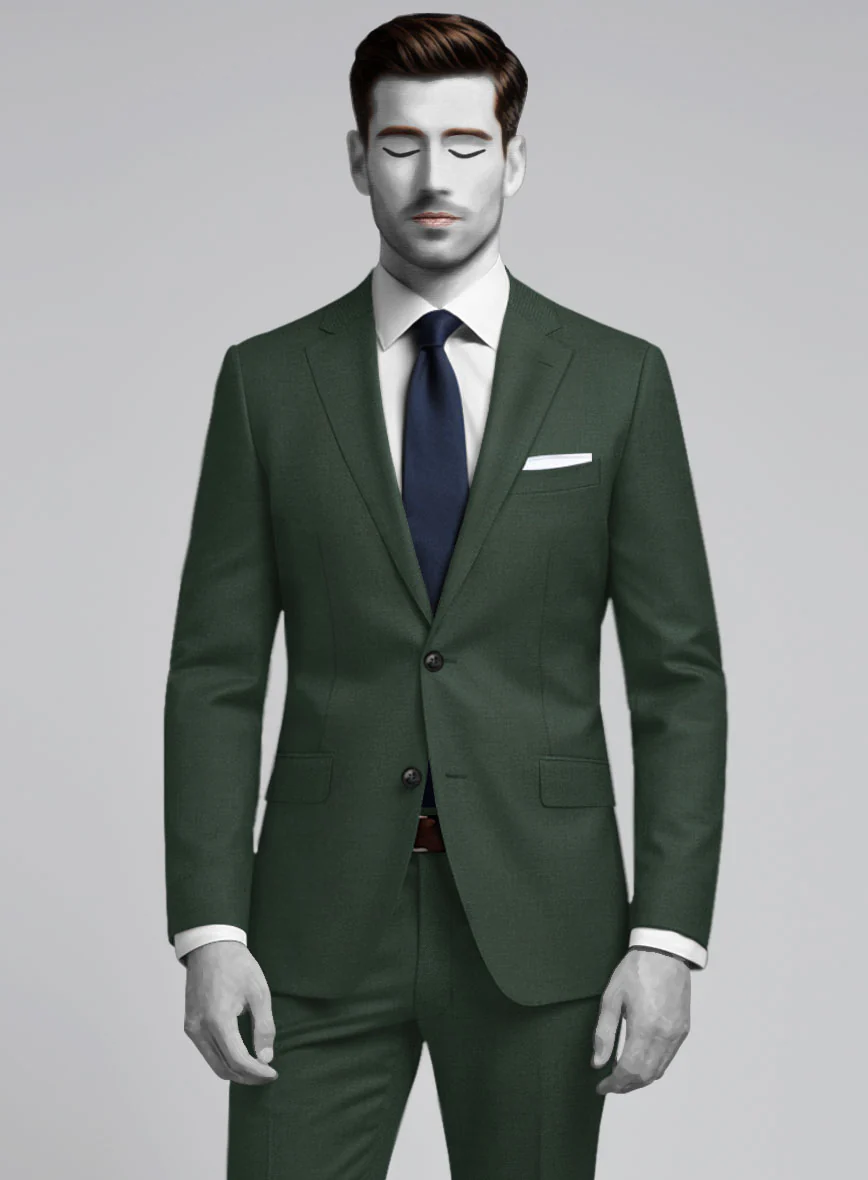 Napolean Green Wool Jacket - Image 2
