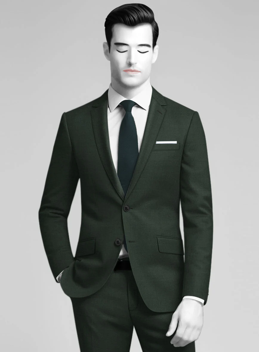 Napolean Hunter Green Wool Jacket - Image 2