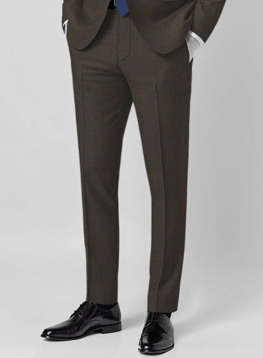 Napolean Intense Brown Wool Suit - Image 6