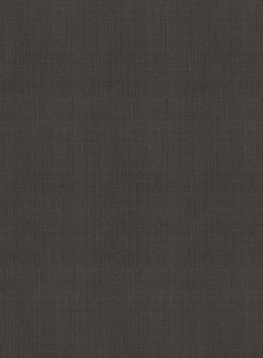 Napolean Intense Brown Wool Tuxedo Suit - Image 4