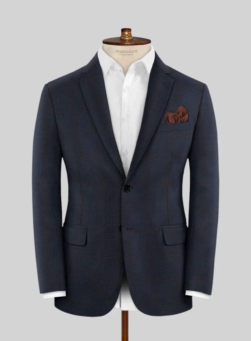 Napolean Knight Blue Check Jacket