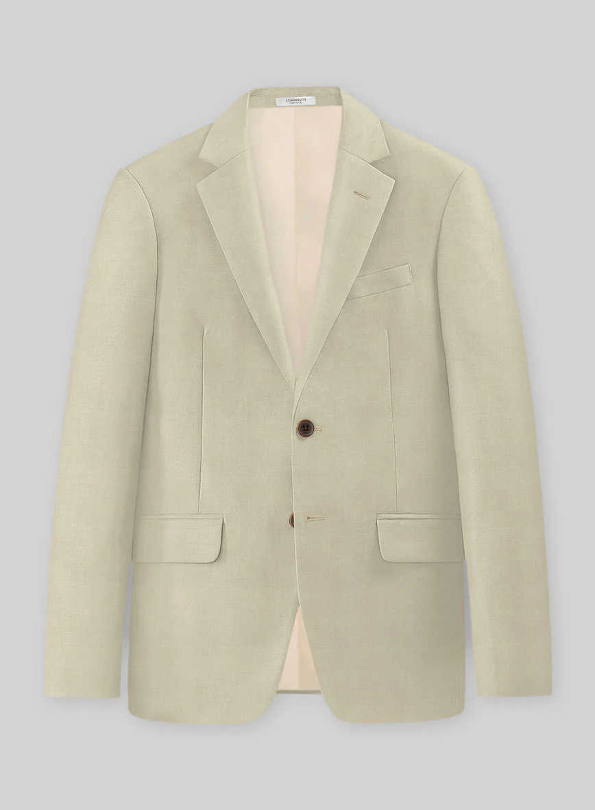 Napolean Light Beige Wool Jacket