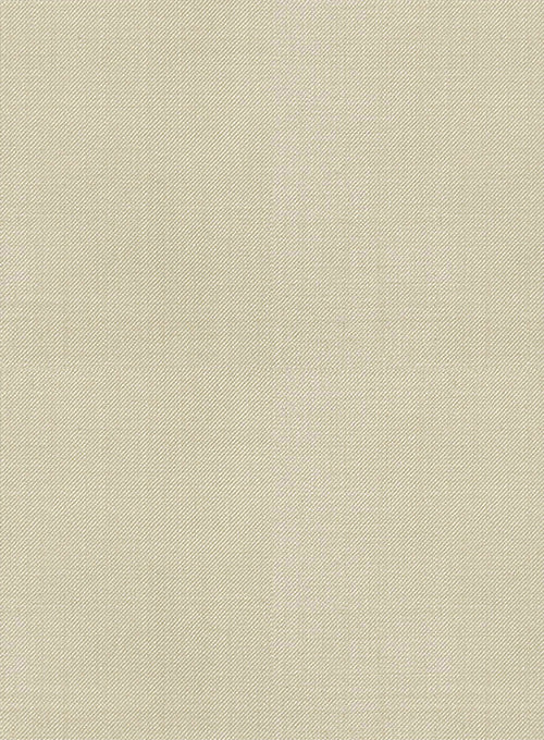 Napolean Light Beige Wool Double Breasted Suit - Image 4