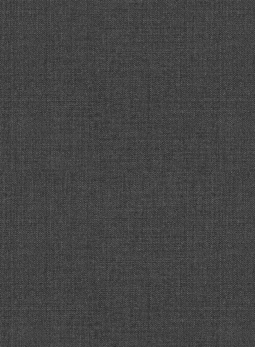Napolean Mid Charcoal Wool Double Breasted Jacket - Image 2