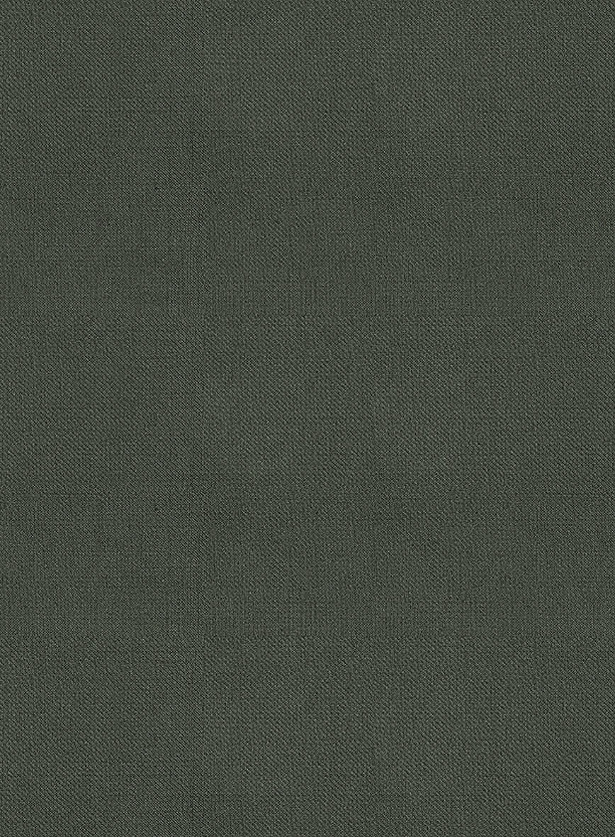 Napolean Military Green Wool Tuxedo Suit - Image 7
