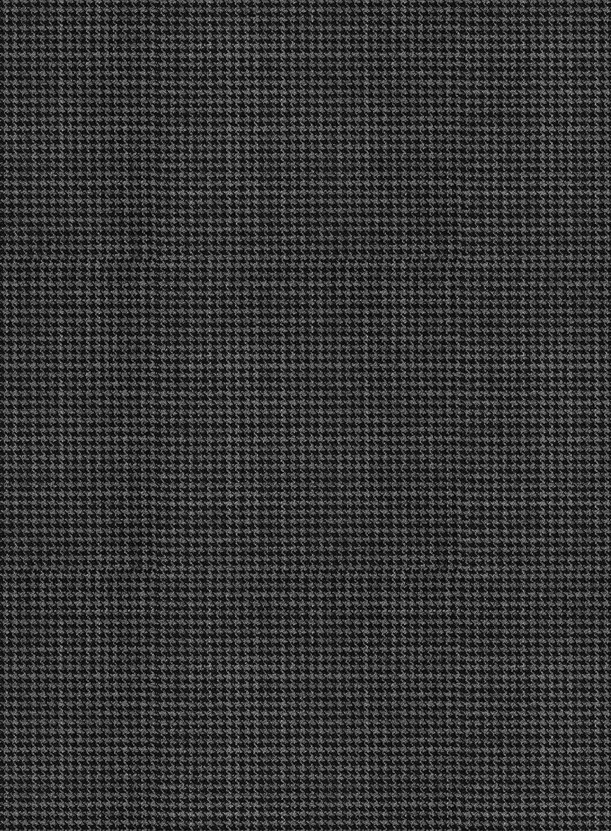 Napolean Mini Houndstooth Gray Wool Jacket - Image 3